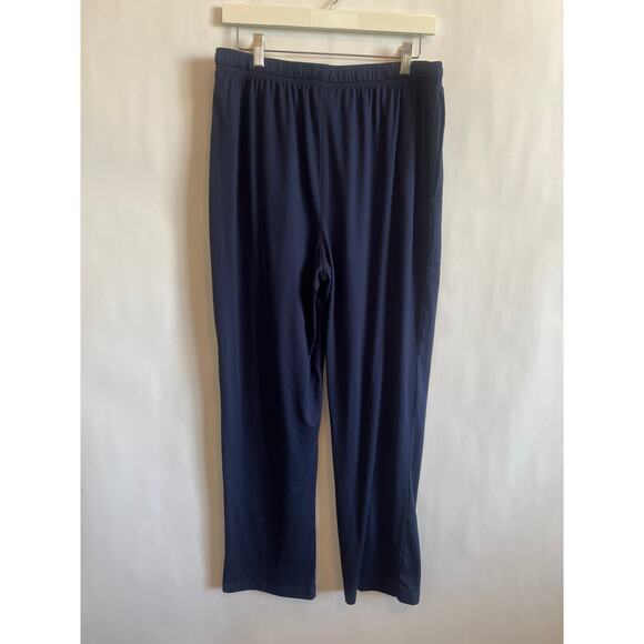 U.S. POLO ASSOCIATION MENS LUXURY KNIT LOUNGE PANTS NAVY BLUE SIZE LARGE - Picture 6 of 13